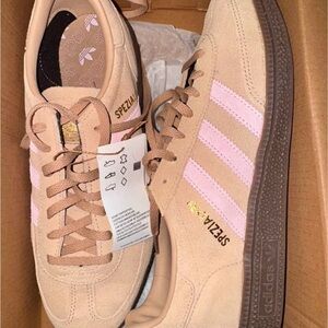 Adidas Women's Spezial Sneakers - Light Pink and Beige